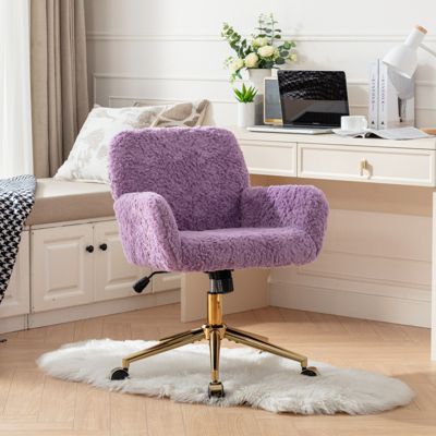 Cozy Artificial Alpaca Wool Recliner with Adjustable Support