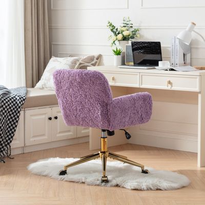 Cozy Artificial Alpaca Wool Recliner with Adjustable Support