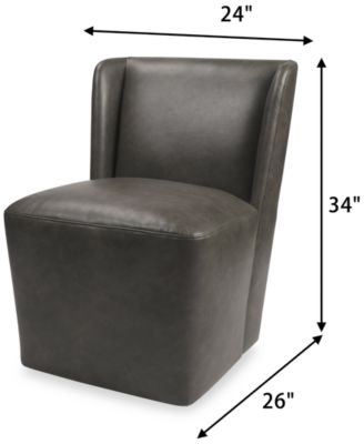 Seham Faux Leather Dining Chair, Created for Macy's