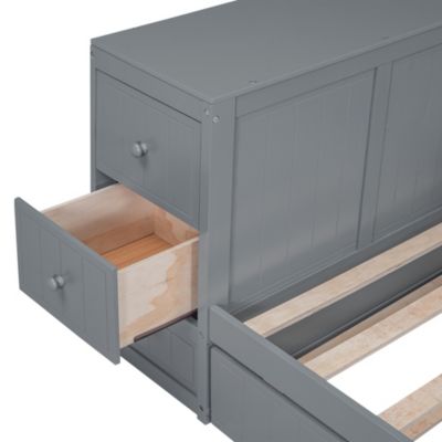 Streamdale Twin Daybed with Storage, Trundle & Charging