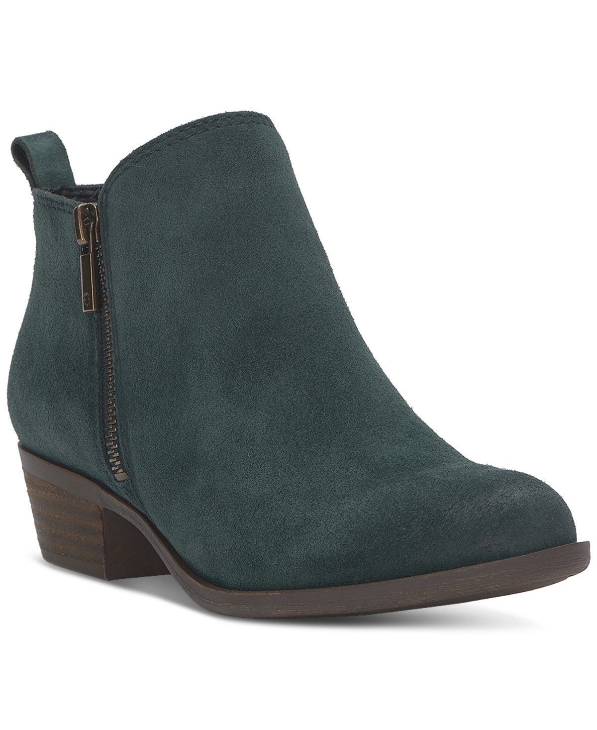 Lucky Brand Basel Bootie in Smoke Grey Smart Closet
