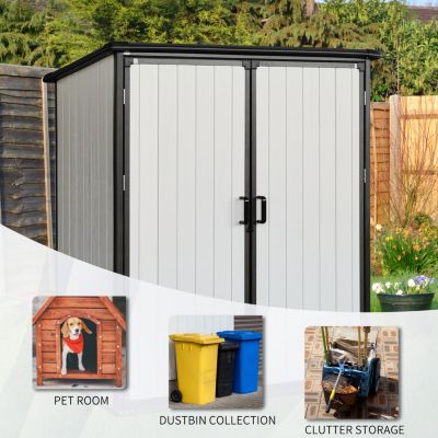 Durable, Spacious and Secure Outdoor Storage Shed with Lockable Doors
