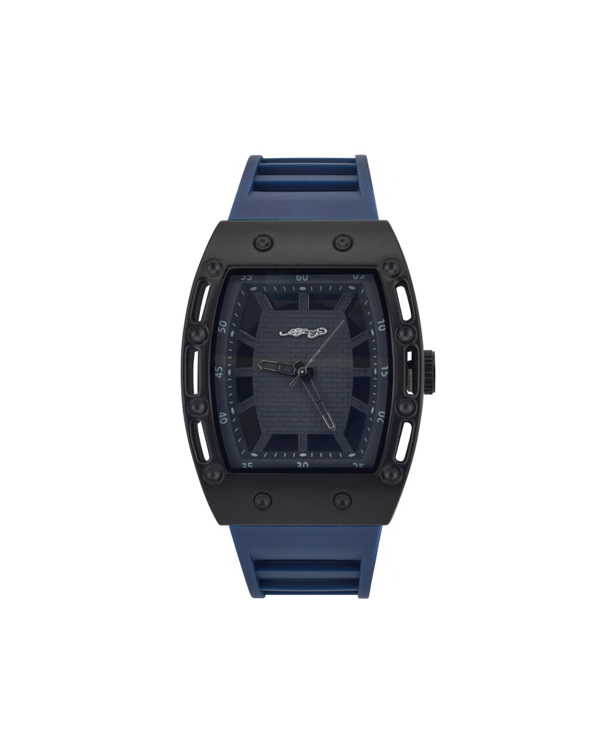 Men's Navy Thermoplastic Polyurethane Strap Analog Watch 43.7mm - Navy
