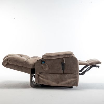 User-Friendly Electric Recliner Easy Assembly, Side Pockets