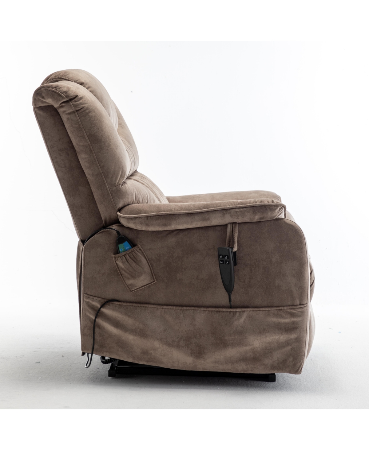 Streamdale Furniture User-Friendly Electric Recliner Easy Assembly, Side Pockets