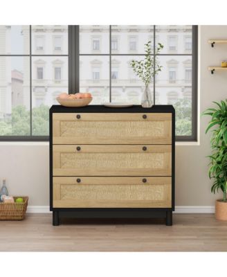 Rattan Dresser with Woven Drawers | Ample Storage Space | Durable & Stylish
