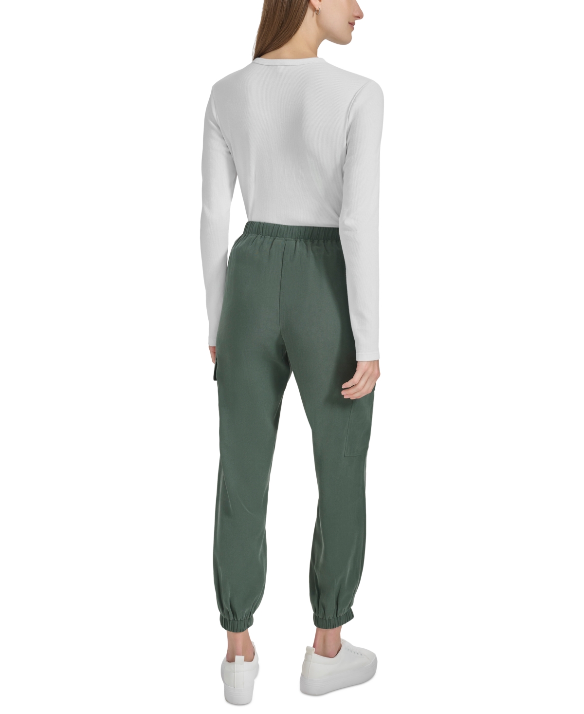 Marc New York Women's Woven Pull-On Cargo Pants