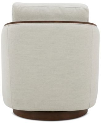 Makinen Fabric Swivel Chair, Created for Macy's