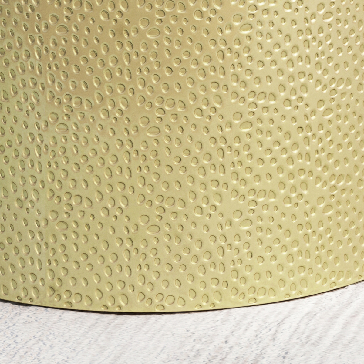 Streamdale Furniture Brookhaven Hammered Metal Side Table (Set Of 2)