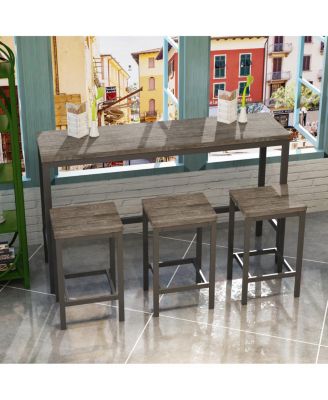 Streamdale Modern Dining Table Set with Assembly