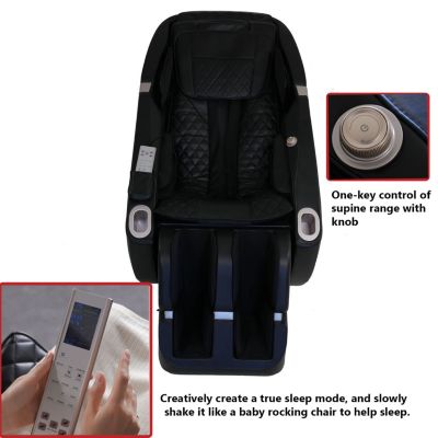 Zero-G Massage Chair with 4-Wheel Navigation