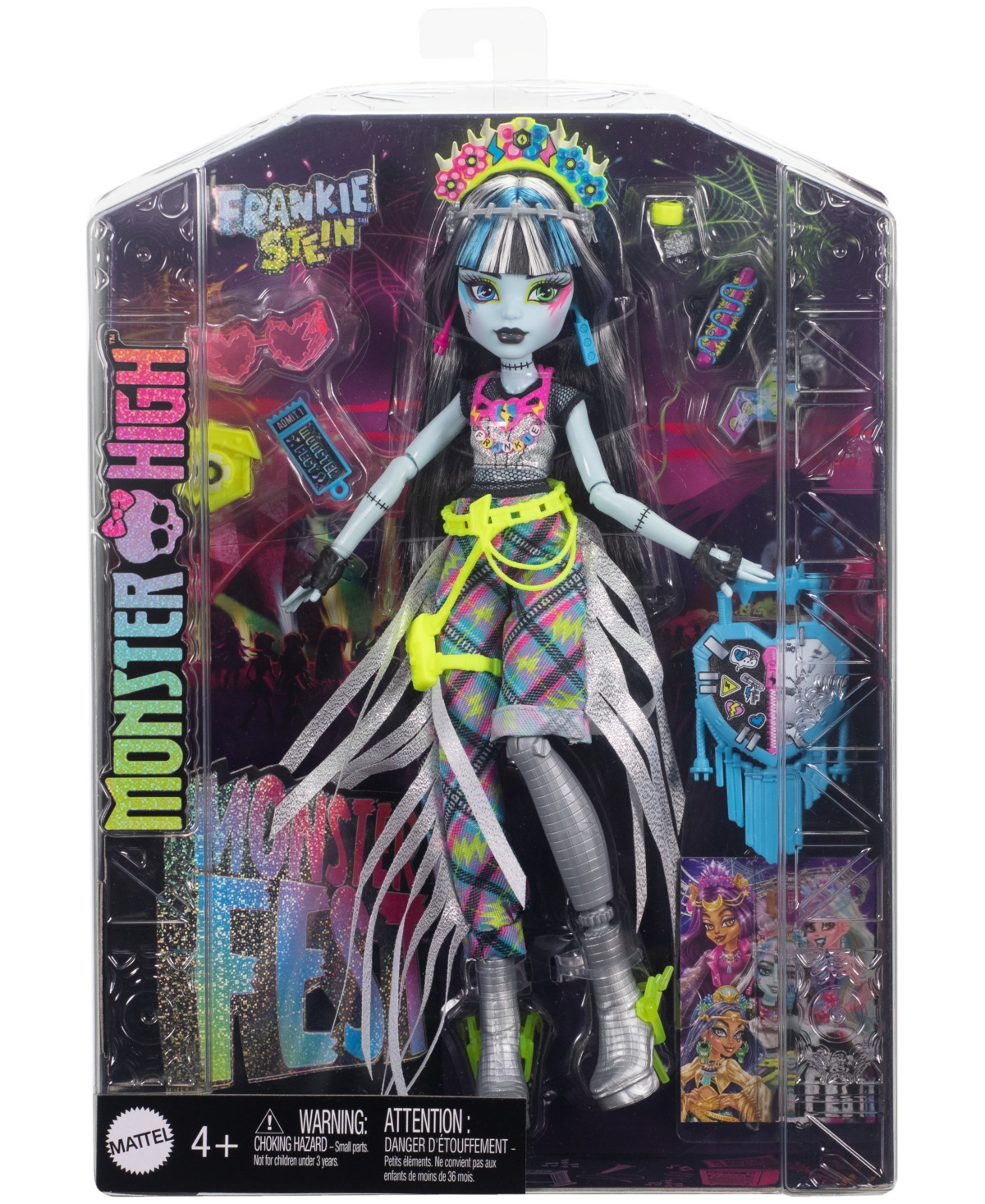 Shop Monster High Monster Fest Frankie Stein Fashion Doll In Multi-color