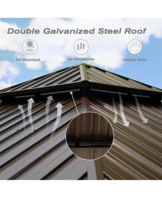 Streamdale 12'x12' Metal Hardtop Gazebo