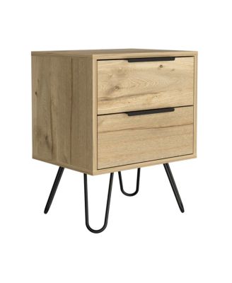 Augusta 2 Nightstand, Four Legs, Two Drawers