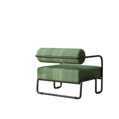 Modern Green Iron Sofa Chair for Living Room and Balcony