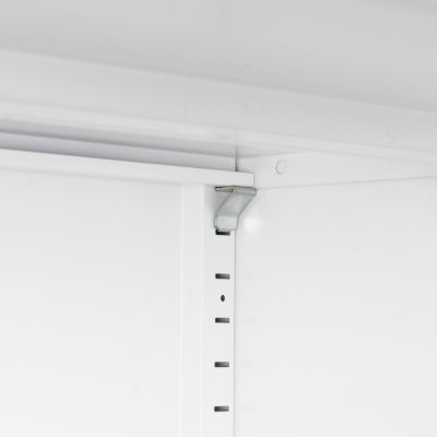 Steel Lockable Storage Cabinet with Adjustable Shelves