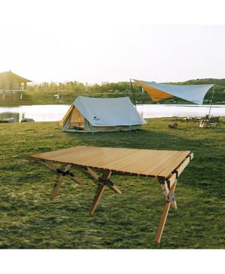 Streamdale Wooden Foldable Portable Patio Dining Table