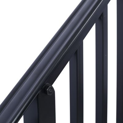 Streamdale 3-Step Handrail Steel Powder Coated Easy Install