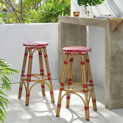 Weather-Resistant Aluminum Outdoor Entertainment Barstools