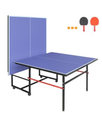 Streamdale 8FT Foldable Ping Pong Table Set with Net, Paddles, Balls
