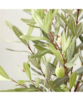 Faux Olive Potted Tree