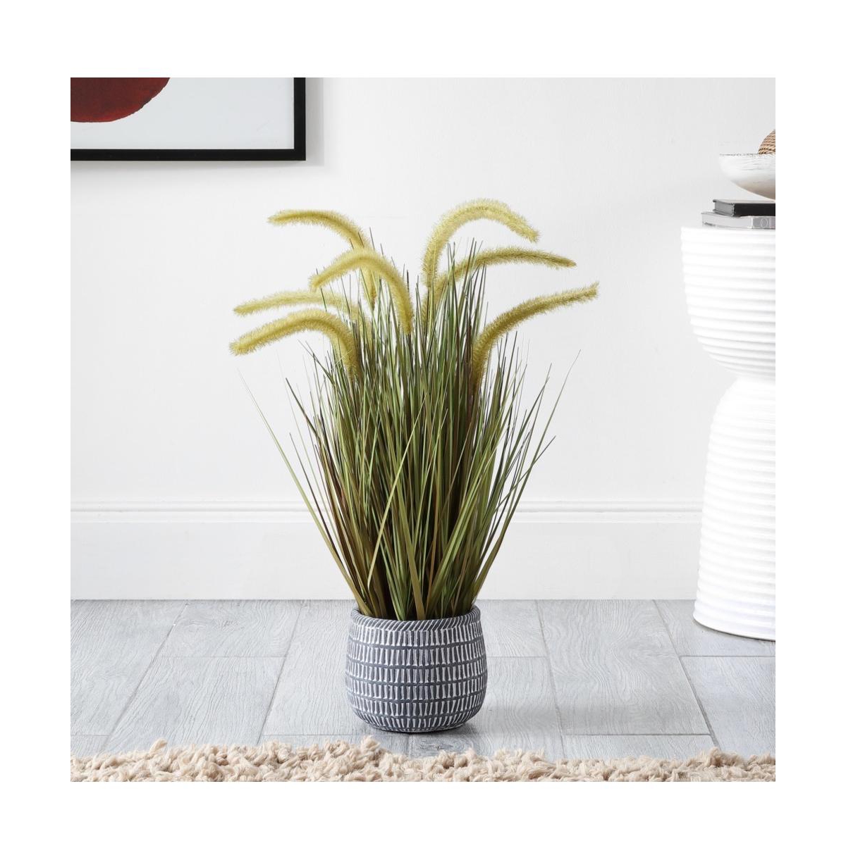 Safavieh Faux Grass Potted Plant