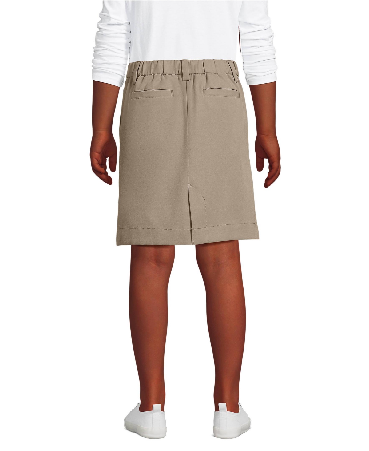 Lands' End Little Girls Active Performance Chino Skort Top of the Knee