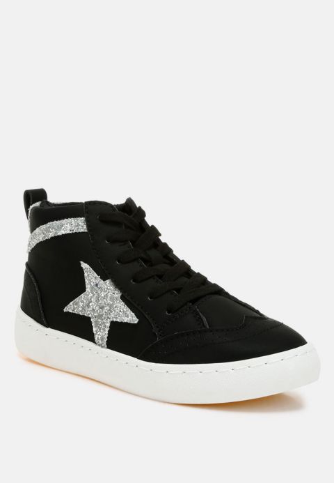 Женские кроссовки London Rag Sonic Star High Ankle, цвет: Чёрный