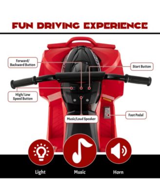 12V Kids Ride On ATV with High/Low Speed and Comfortable Seat