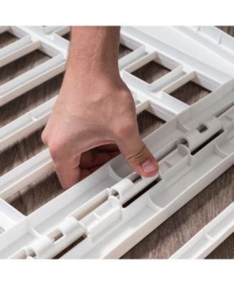 USA 24" Exercise 4-Panel Pet Playpen, Dog Playpen for Puppy Small Dogs Keep Pets Secure Easy Assemble Easy Storing Customizable Non-Skid Rubber Feet, White