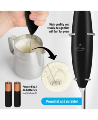 Milk Frother Pitcher Stencil Stirrer Set