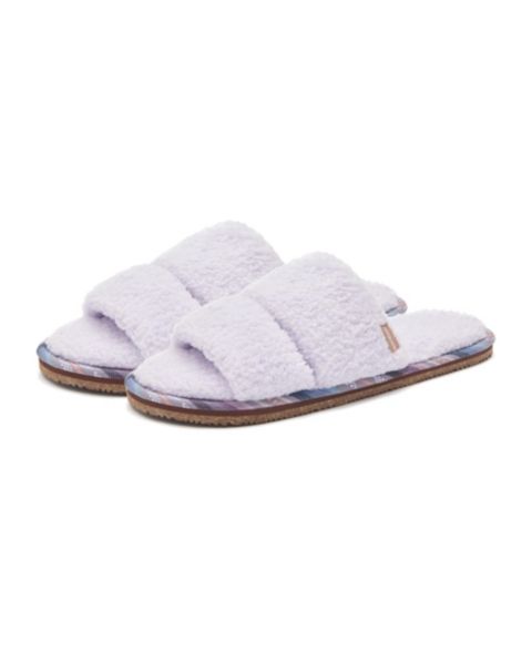 Женские тапочки Feelgoodz Equinox Sherpa Double Strap Slippers / House, цвет: Lily