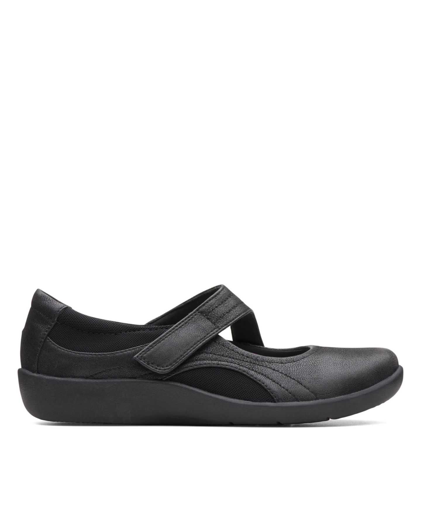 Обувь Clarks Women's Cloudsteppers Sillian Bella Shoes, цвет: Чёрный нубуковый — фото 2