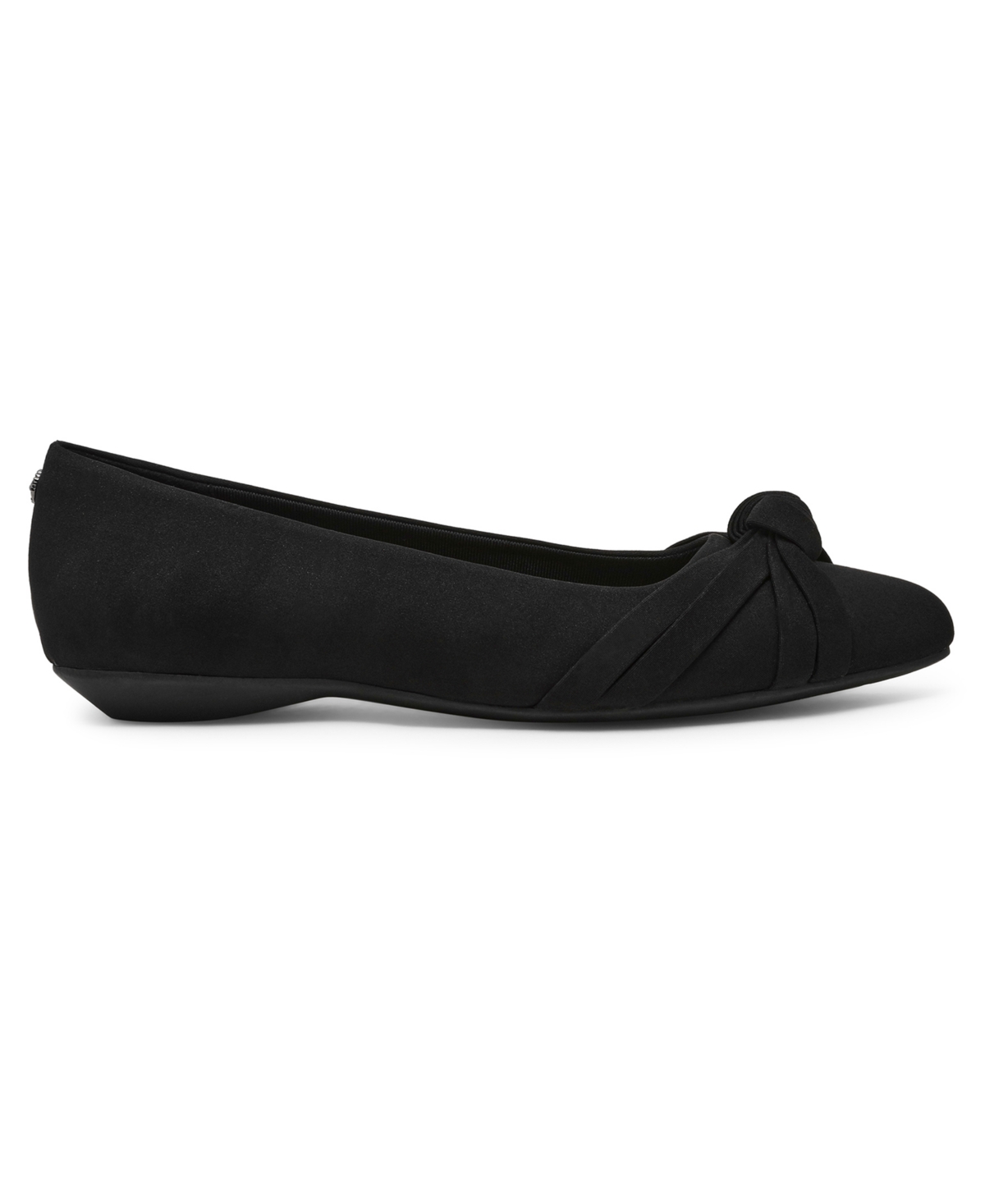 Anne Klein Women's Omkara Pointed Toe Knot Detail Ballet Flats