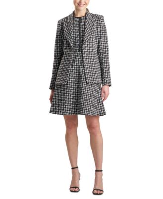 Natori - Women's Printed Two-Button Blazer