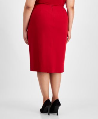 Plus Size Skimmer Skirt
