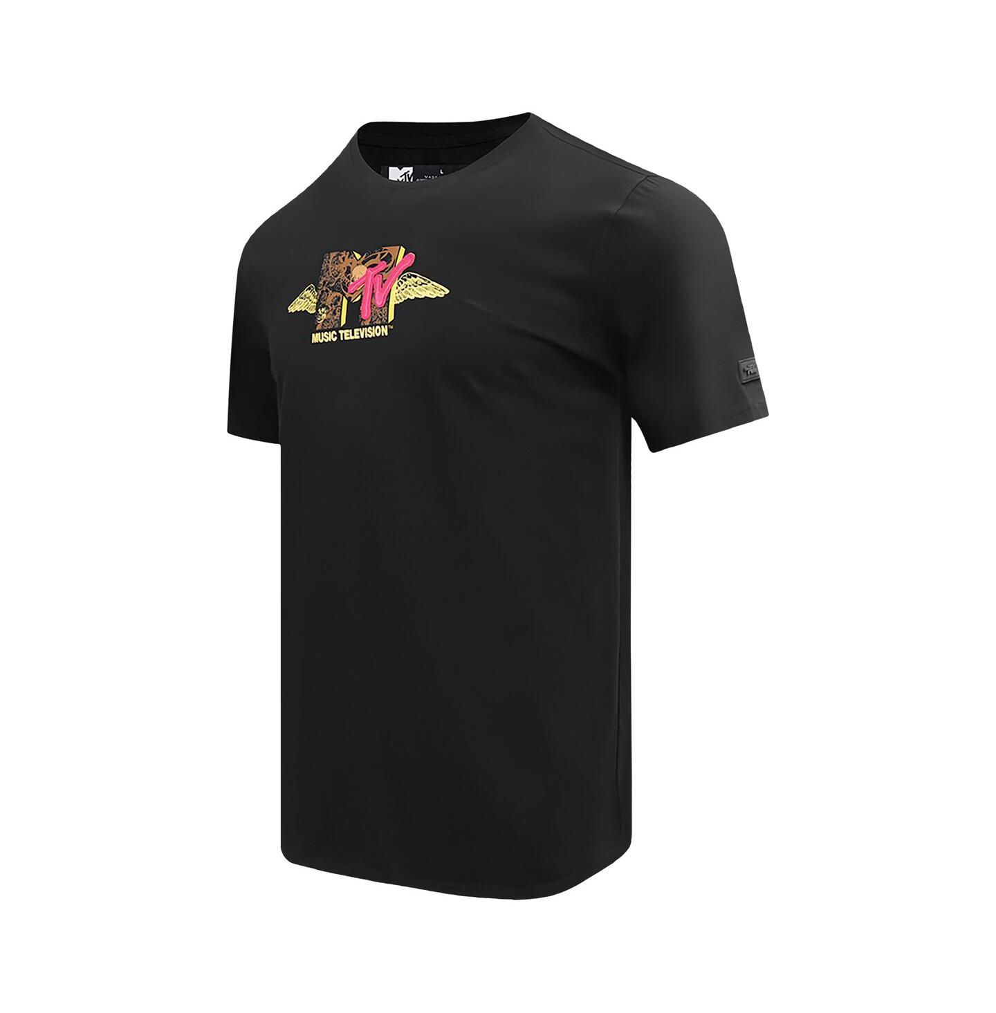 Мужская футболка Freeze Max Black MTV Angel Wings Regular Fit — фото 2