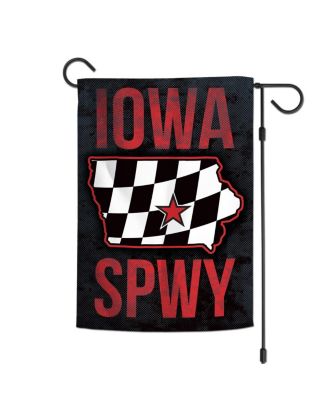 Iowa Speedway 12.5" x 18" Double-Sided Garden Flag