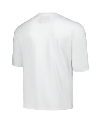 Men's and Women's White Dodge Hellcat Racing Graphic Box T-Shirt