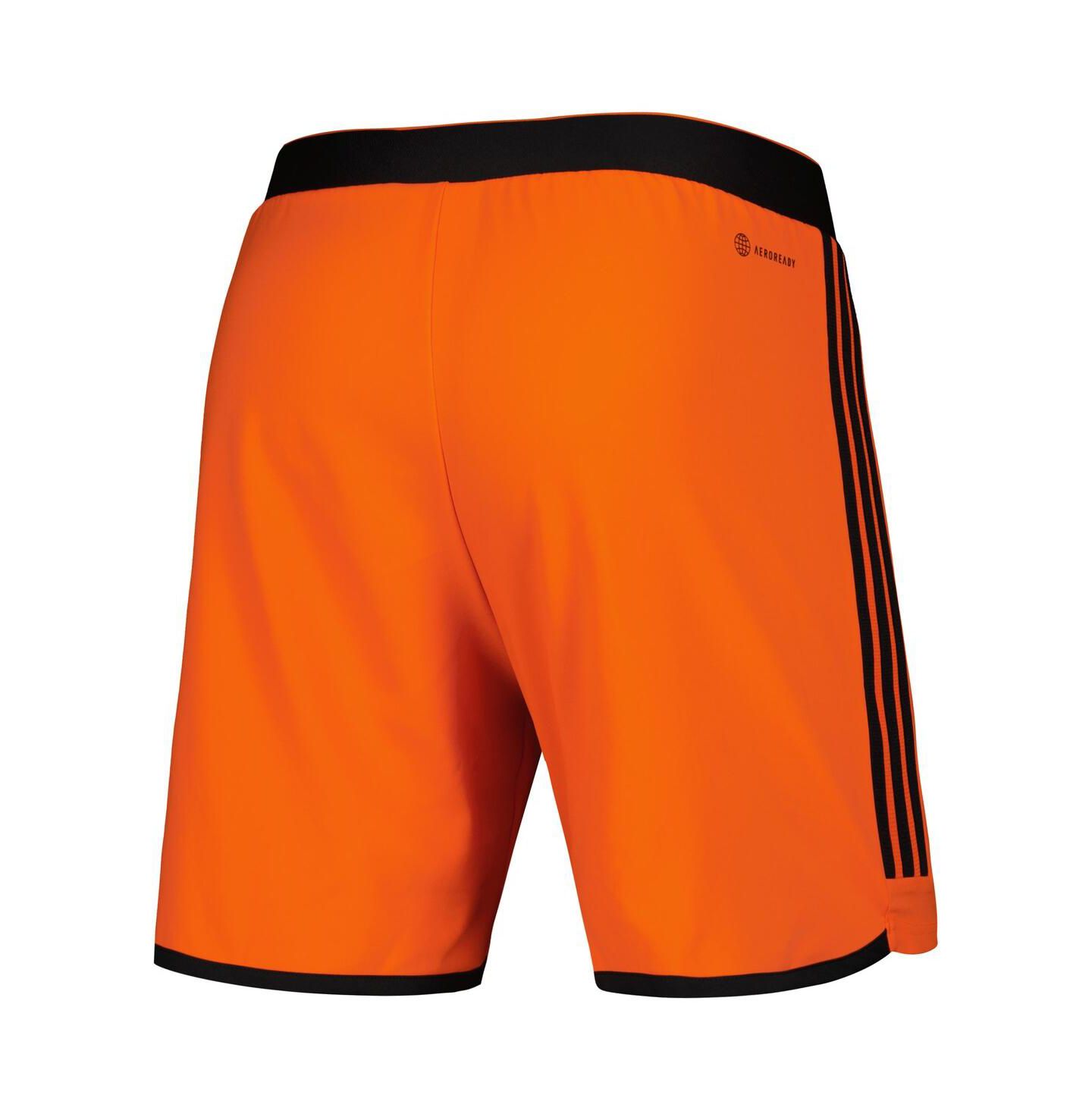 Мужские шорты adidas Orange Houston Dynamo FC 2023 Away Aeroready Authentic — фото 3