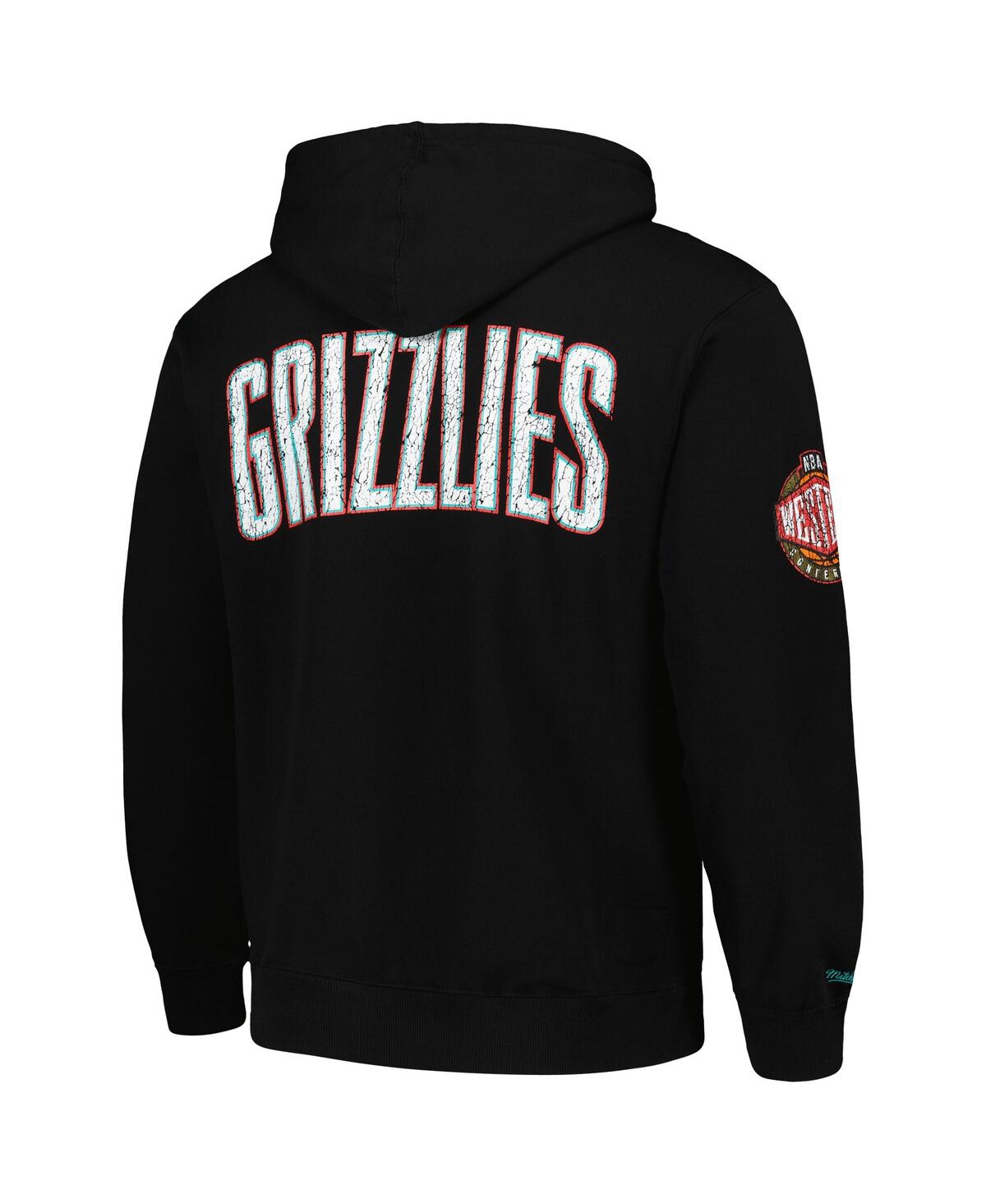 Mitchell & Ness Men's Black Vancouver Grizzlies Hardwood Classics Og 2.0 Pullover Hoodie In Black