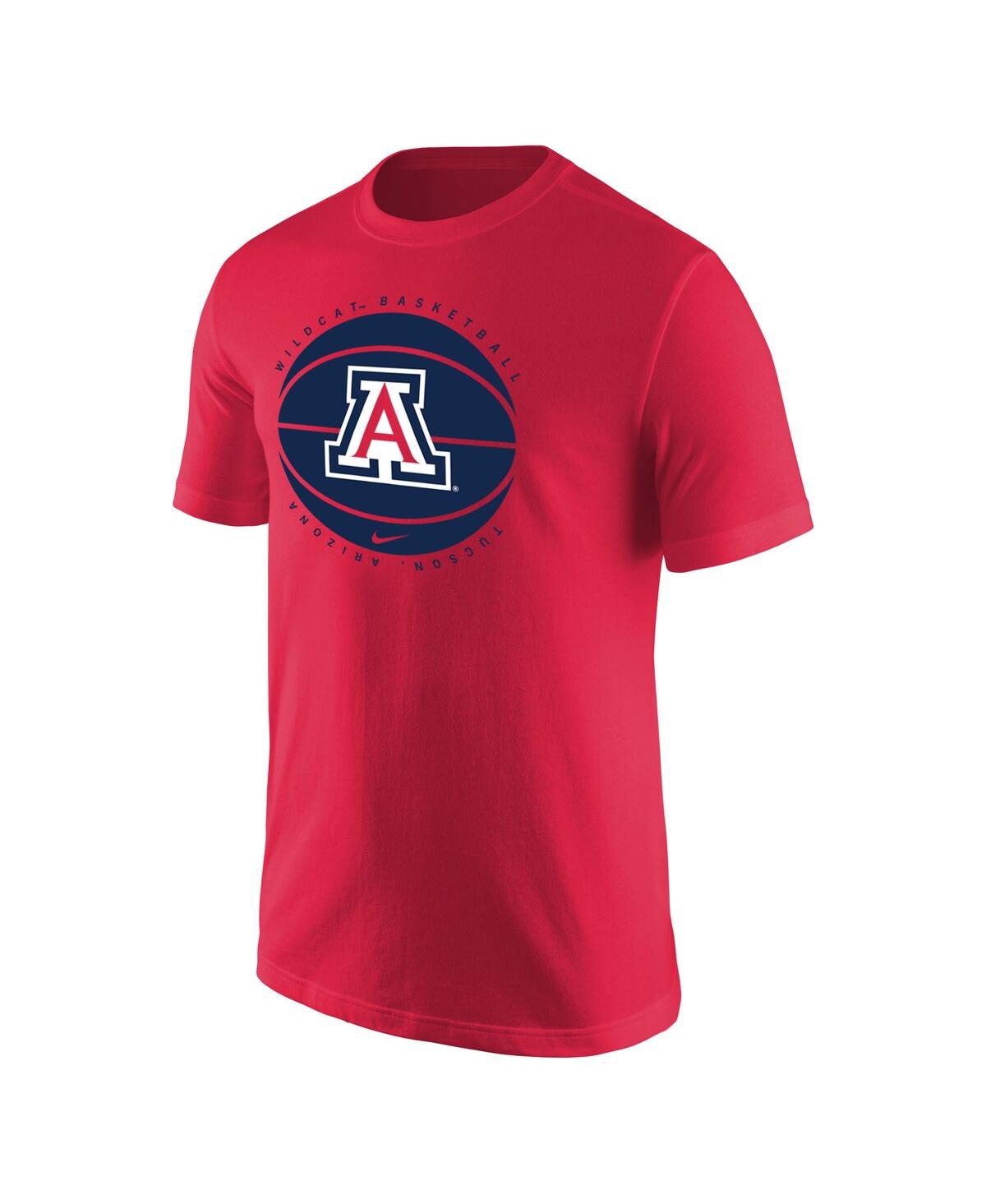 Nike Men'sArizona Wildcats Basketball Logo T-Shirt - Red