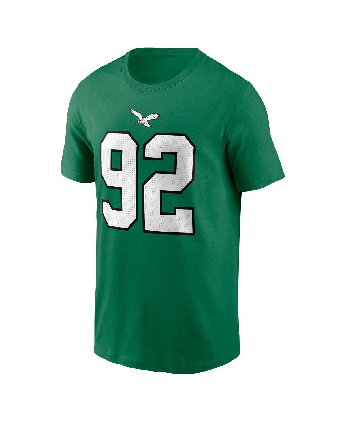 Nike Men's Reggie White Kelly-Green Philadelphia Eagles Retired Player Name Number T-Shirt