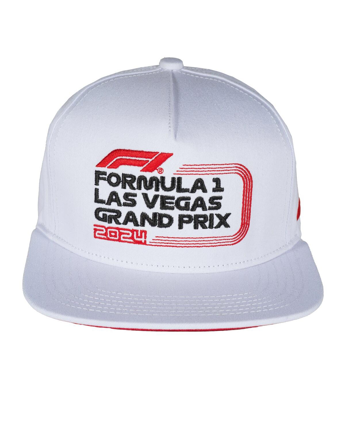 Men's and Women's White 2024 Las Vegas Grand Prix Classic Adjustable Hat - White