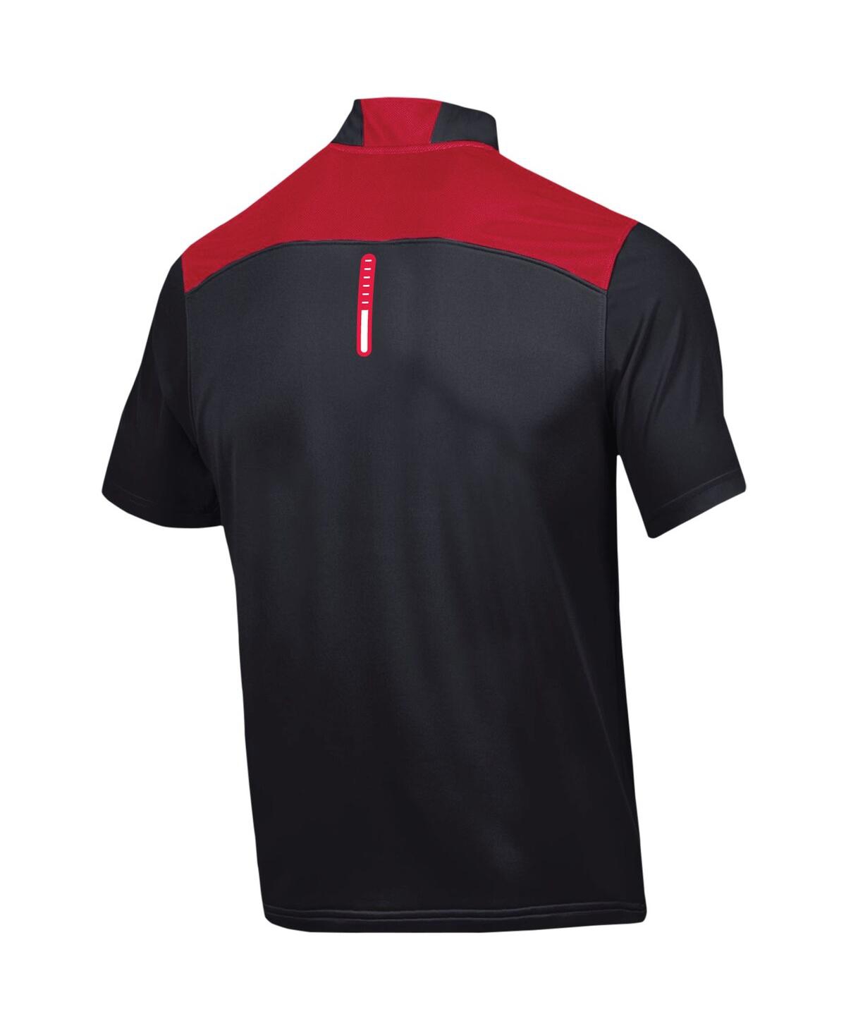 Under Armour Men'sMaryland Terrapins Motivate Half-Zip Jacket - Black