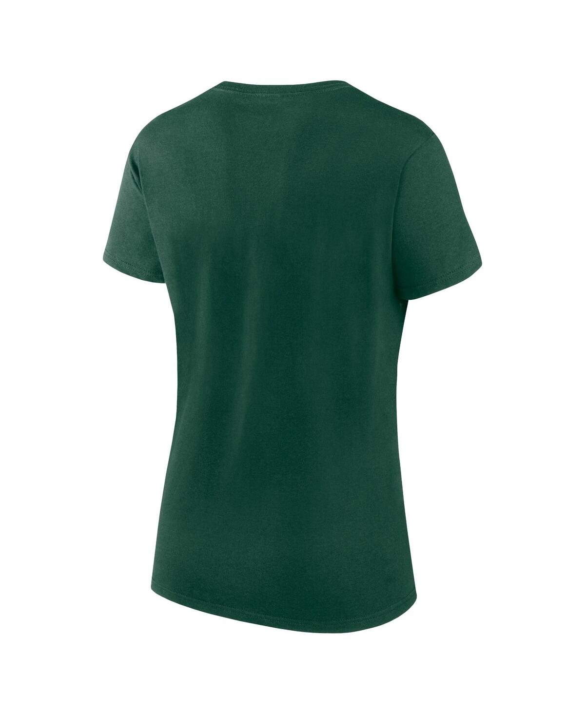 Fanatics Women's Green Green Bay Packers Start To Finish T-shirt Shorts Combo Pack In Green