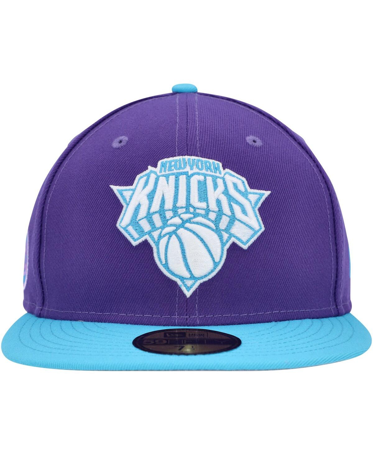 New Era Men'sNew York Knicks Vice 59FIFTY Fitted Hat - Purple