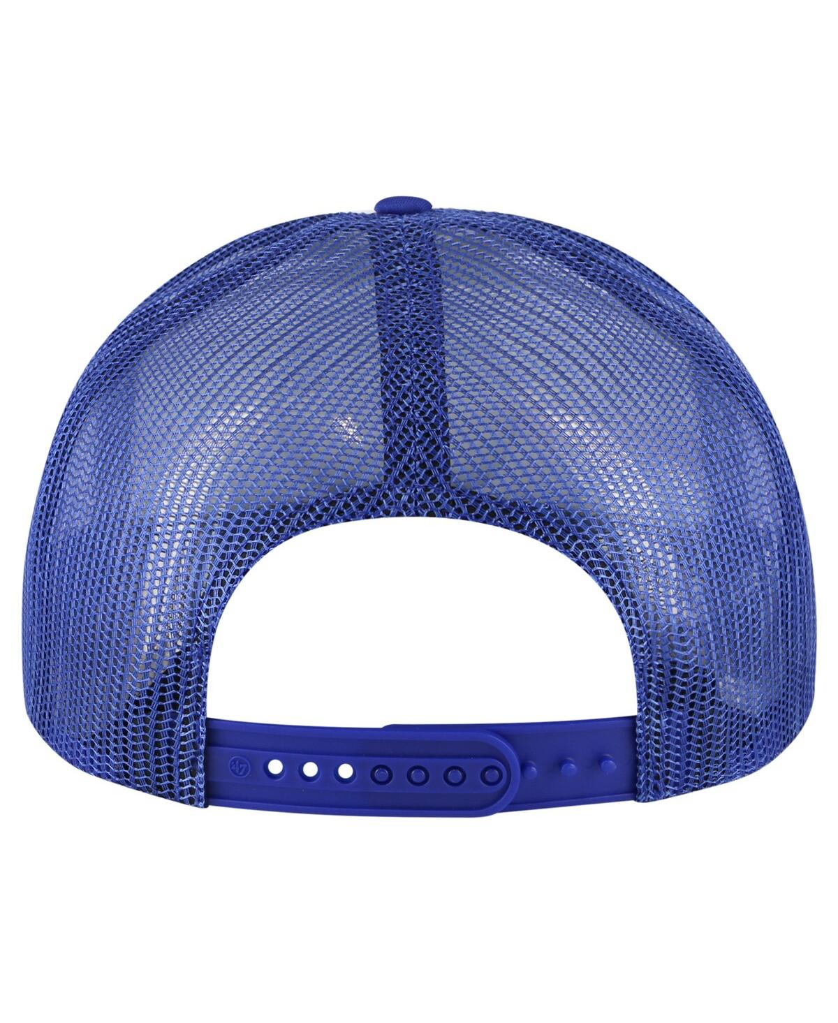 '47 Brand Men's WhiteNew York Mets Cooperstown Collection Express Trucker Adjustable Hat - Royal