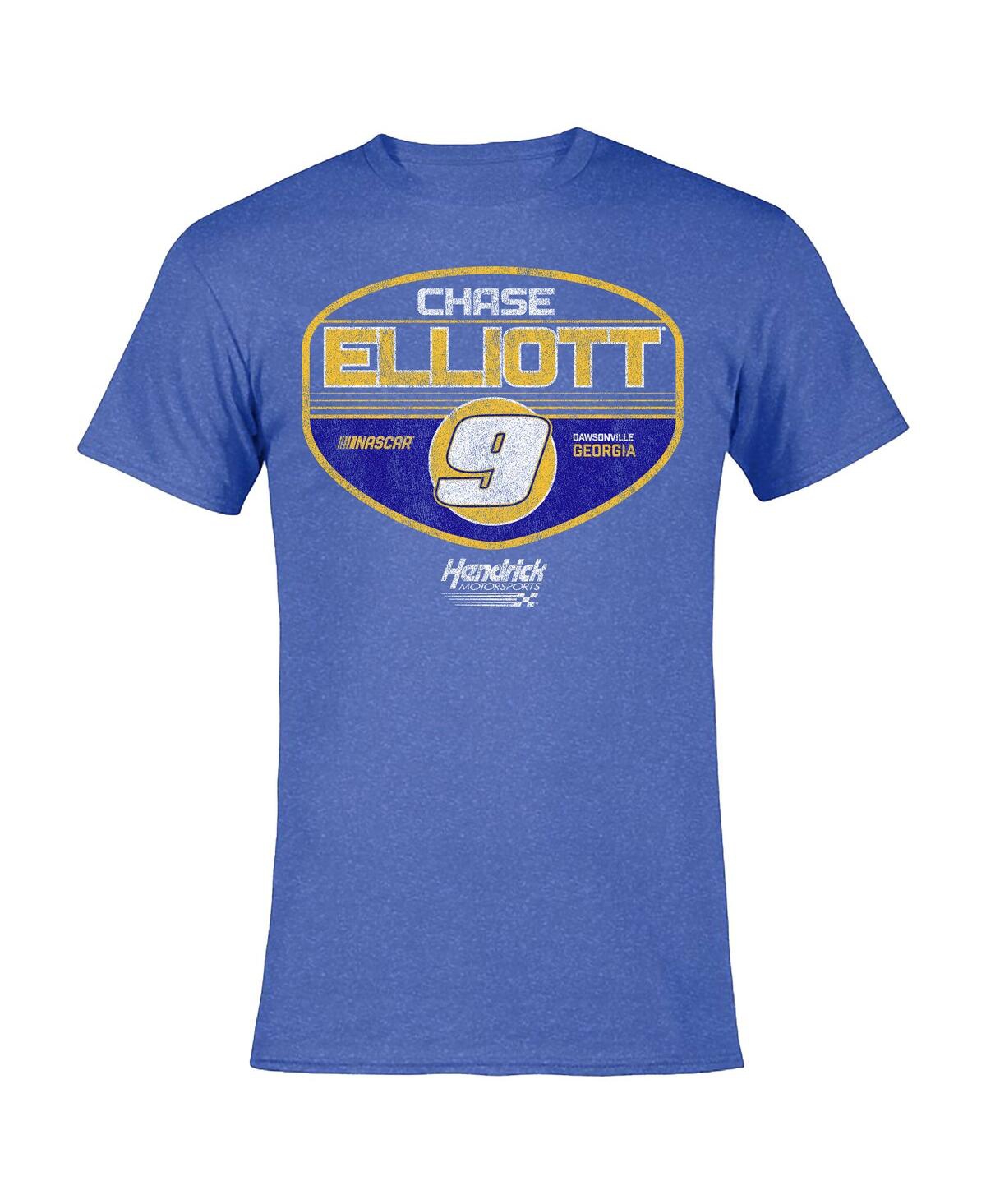Hendrick Motorsports Team Collection Men's Heather Royal Chase Elliott Tailgate T-shirt In Heather Royal