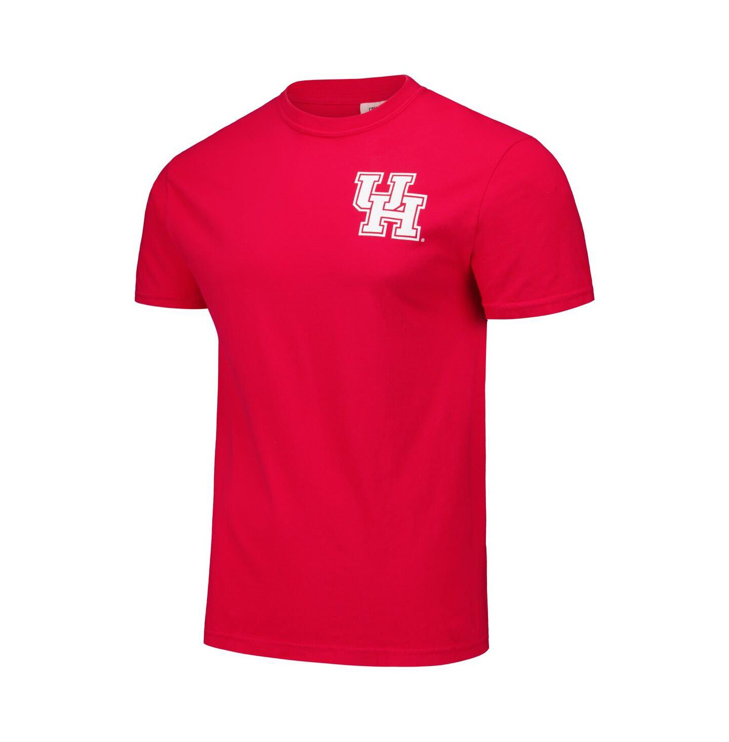 Футболка Image One Red Houston Cougars Scenic Comfort Colors — фото 3